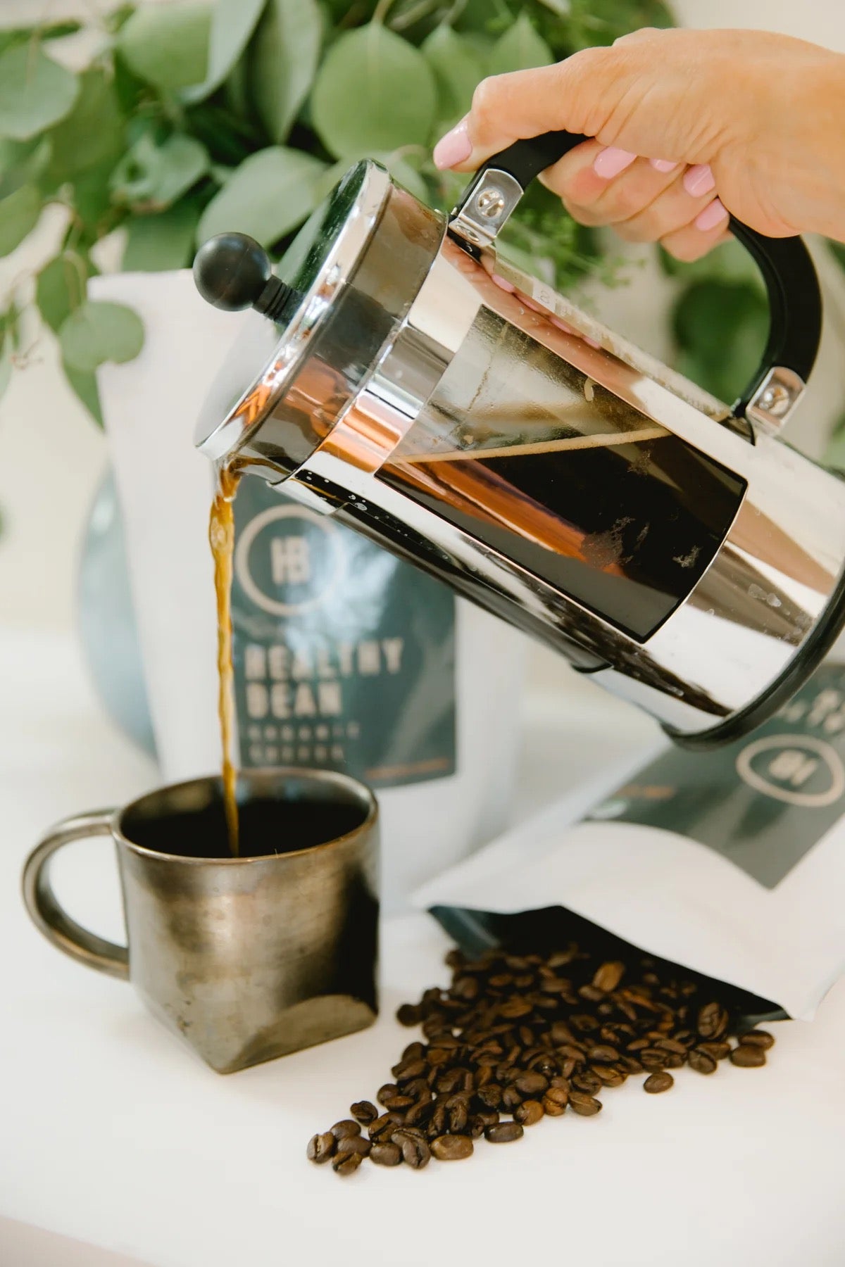 Espresso Whole Bean or Ground, Low Acid Coffee | Organic, Fair-Trade | 11oz | Healthy Bean Coffee