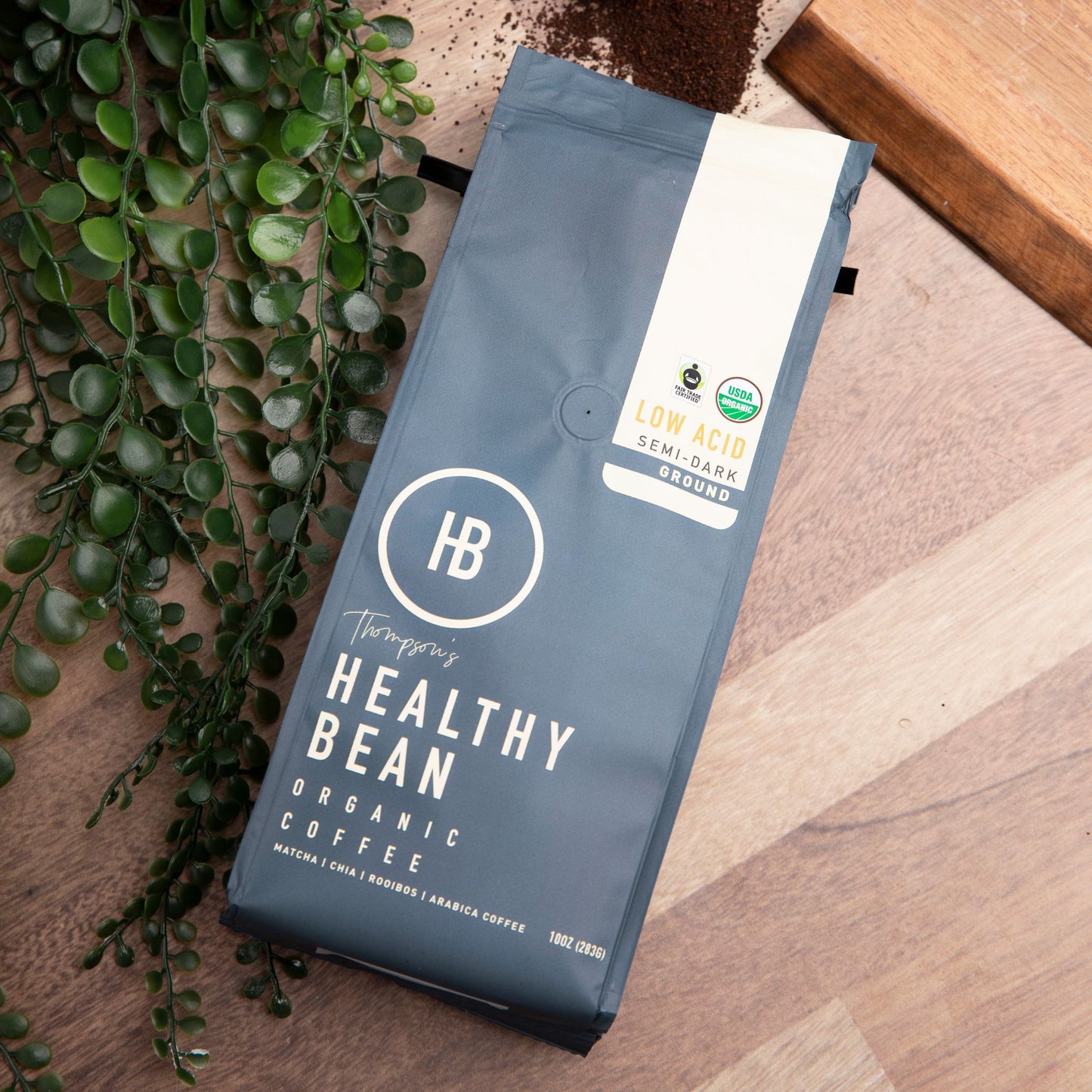 Healthy Bean Organic Superfood Coffee (Semi-Dark Roast)